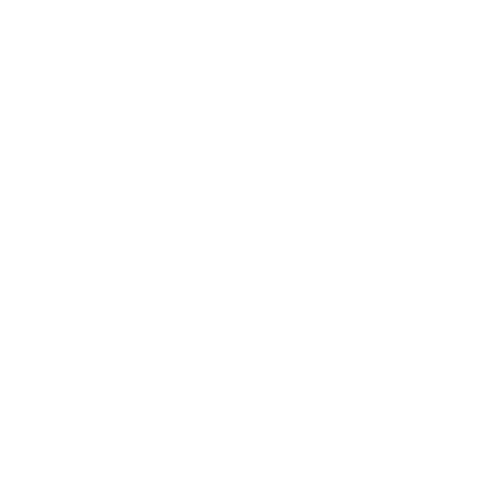 Ein weißes Symbol mit einem Kreis und drei Pfeilen.